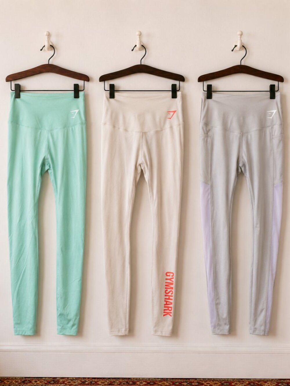 Gymshark Leggings Lot of 3 Small High Waisted Athletic Yoga Pants